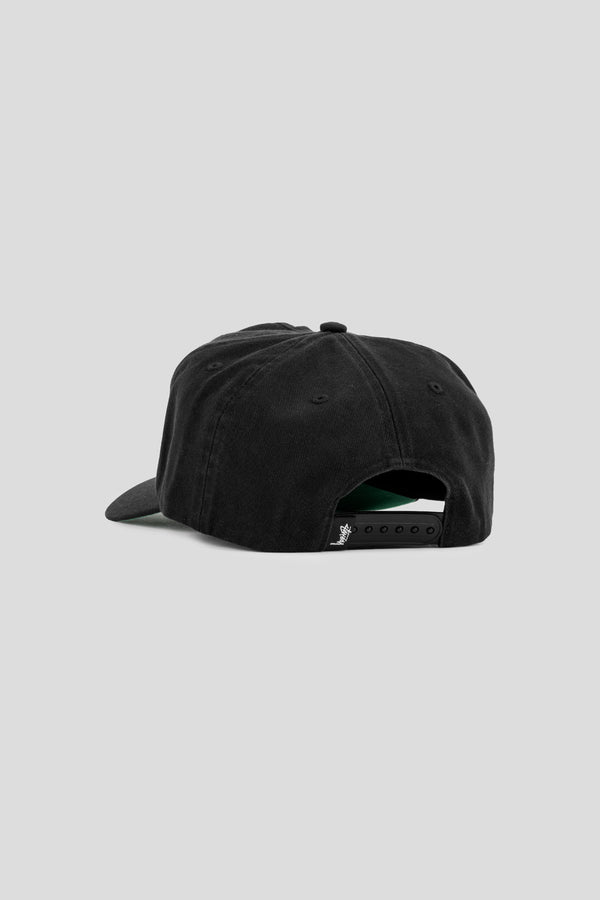 Mid-Depth Big Stock Snapback Cap 'Navy Eclipse'