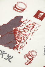 Load image into Gallery viewer, Indigo Illusion Short-Sleeve Tee 'White Dune'