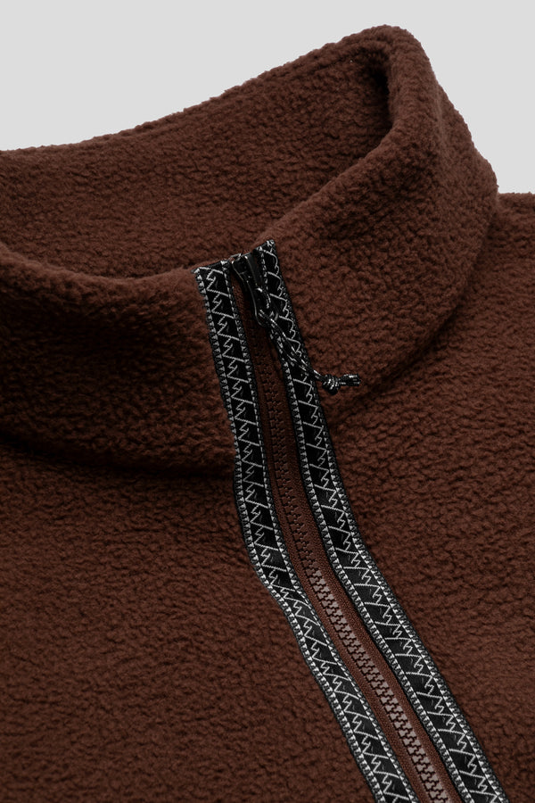TNF Fleeski 1/4 Zip Pullover 'Ember Soil'