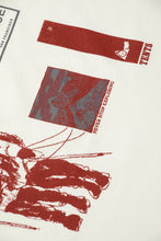 Load image into Gallery viewer, Indigo Illusion Short-Sleeve Tee 'White Dune'