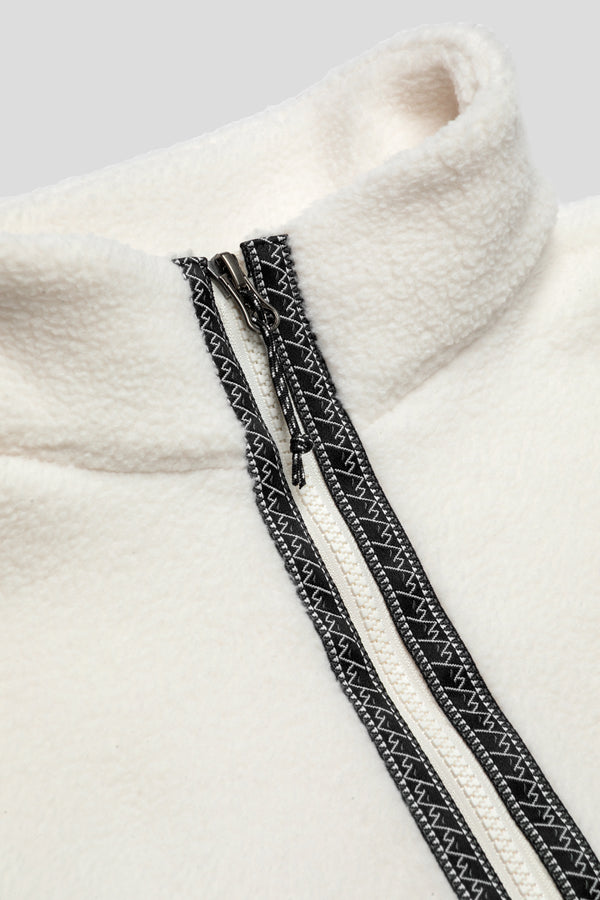 Women's TNF Fleeski 1/4 Zip Pullover 'White Dune'