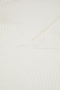 DotKnit Thermal 1/4 Zip 'White Dune'