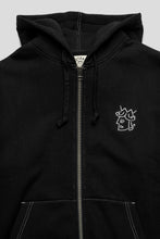 Load image into Gallery viewer, Queenhead Zip Hoodie &#39;Black&#39;