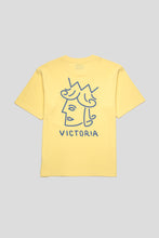 Load image into Gallery viewer, Queenhead Logo Tee 'Yolk'