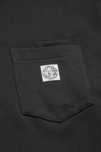 Load image into Gallery viewer, Waffle Sleeve Double Pocket Tee 'Black'