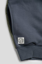 Load image into Gallery viewer, YY Quilted Sweatshirt 'Blue/Olive'