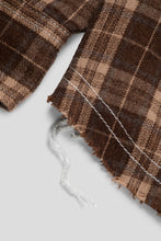 Cargar imagen en el visor de la galería, Victoria Plaid Zip Shirt 'Brown'