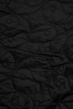 Charger l'image dans la galerie, Victoria YY Quilted Half-Zip Sweatshirt 'Black'