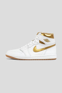 Women's Air Jordan 1 Retro High OG 'White & Gold'