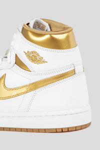 Women's Air Jordan 1 Retro High OG 'White & Gold'