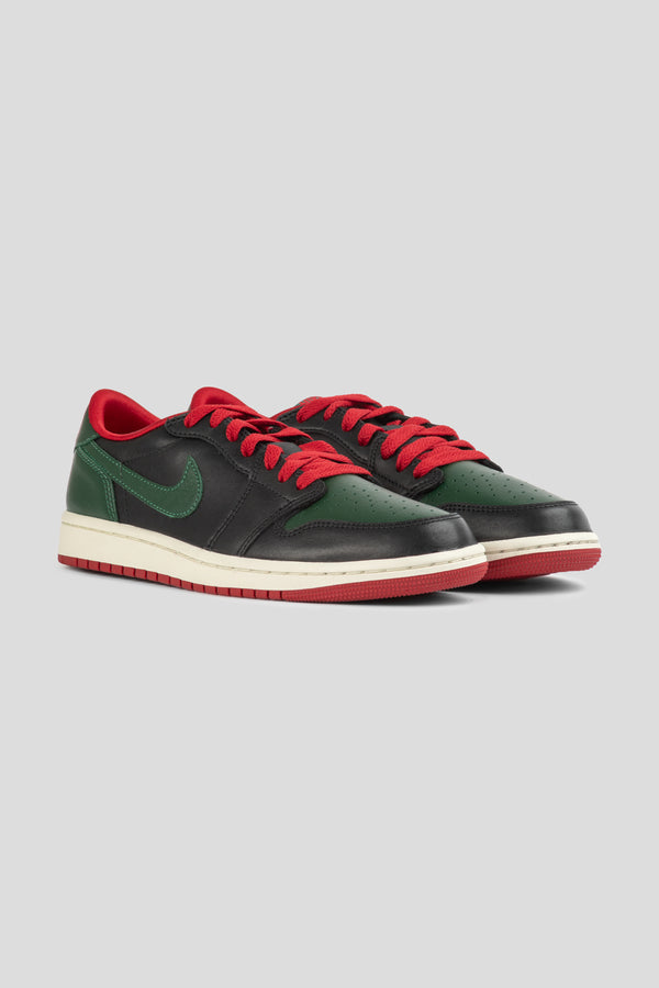 Women's Air Jordan 1 Low OG 'Black & Gorge Green'