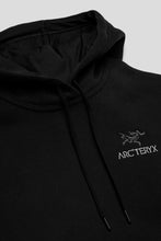 Load image into Gallery viewer, Women&#39;s Emblem Fleece Hoody &#39;Black&#39;