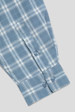 Load image into Gallery viewer, Jong Dobby Check Shirt 'Light Blue'