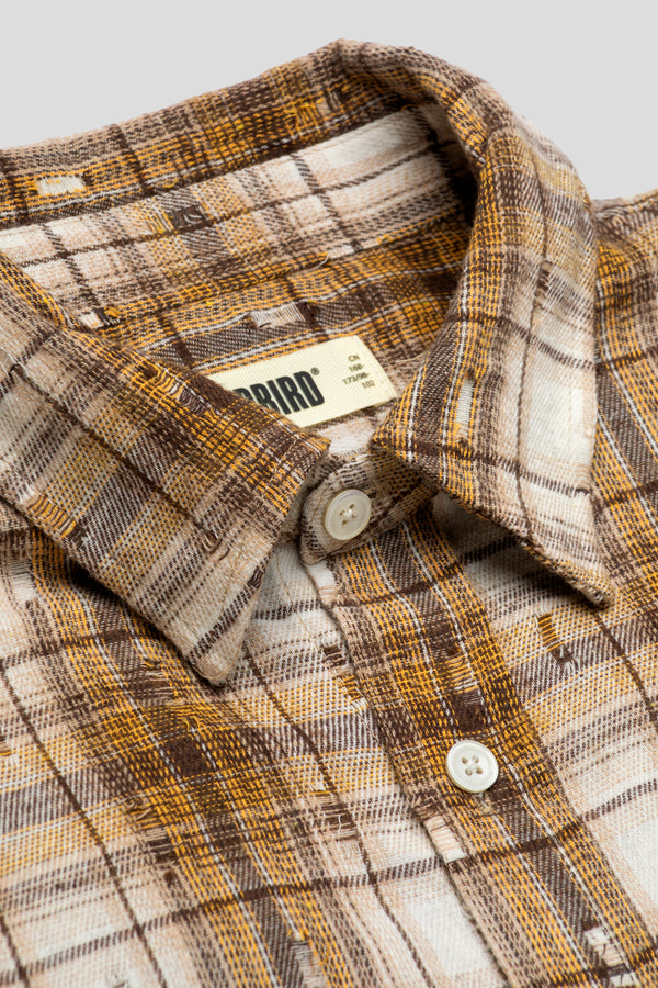 Jong Check Supply Shirt 'Brown Check'