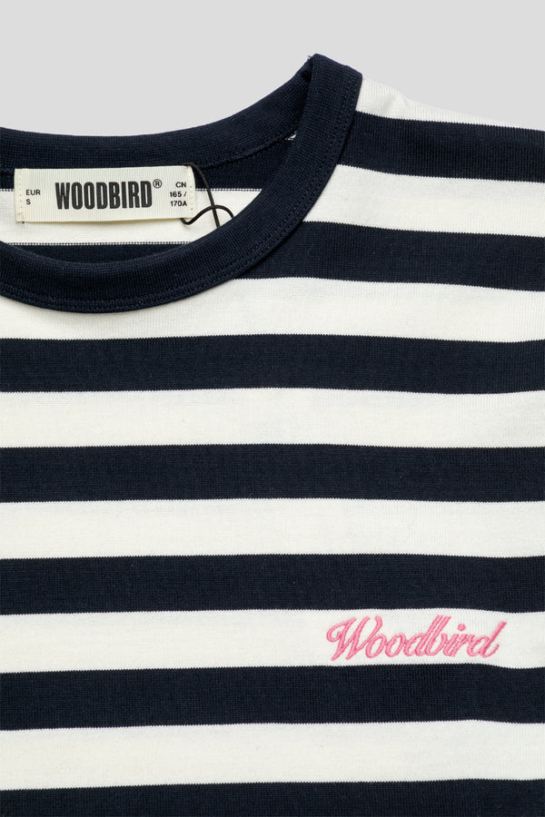 Women's Joul Wide Sleeve Stripe Tee 'Navy / White'