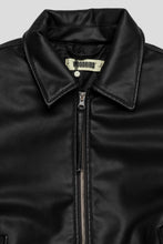 Cargar imagen en el visor de la galería, Woodbird Women's Washed PU Jacket 'Black'