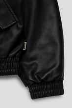 Cargar imagen en el visor de la galería, Woodbird Women's Washed PU Jacket 'Black'
