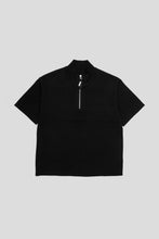 Cargar imagen en el visor de la galería, Woodbird Women's Kimchi SS 1/2 Zip 'Black'