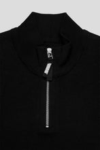 Cargar imagen en el visor de la galería, Woodbird Women's Kimchi SS 1/2 Zip 'Black'
