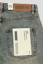 Cargar imagen en el visor de la galería, Pantalones cortos envejecidos Shan de mujer 'Azul oscuro'