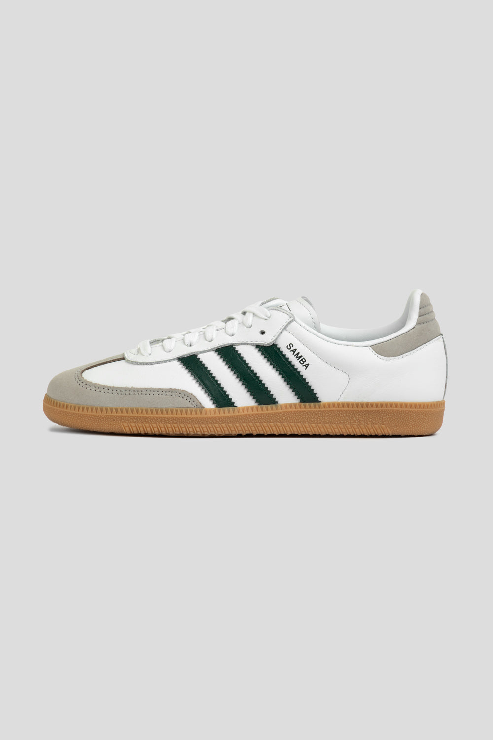 Women's Adidas Samba OG 'Cloud White / Collegiate Green