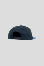 Load image into Gallery viewer, Contrast Moleskin Twill 6 Panel Cap &#39;Navy&#39;