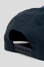 Load image into Gallery viewer, Contrast Moleskin Twill 6 Panel Cap &#39;Navy&#39;