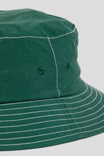 Load image into Gallery viewer, Japanese Nylon Taffeta Bucket Hat &#39;Varsity Green&#39;