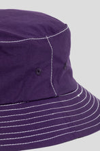 Load image into Gallery viewer, Japanese Nylon Taffeta Bucket Hat &#39;Eggplant&#39;