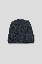 Load image into Gallery viewer, Two Tone Cotton Beanie &#39;Navy / Light Blue&#39;