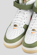 Load image into Gallery viewer, Air Force 1 Mid QS &#39;Olive Green and Total Orange&#39;