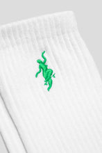 Load image into Gallery viewer, No Comply Socks &#39;White/Green&#39;